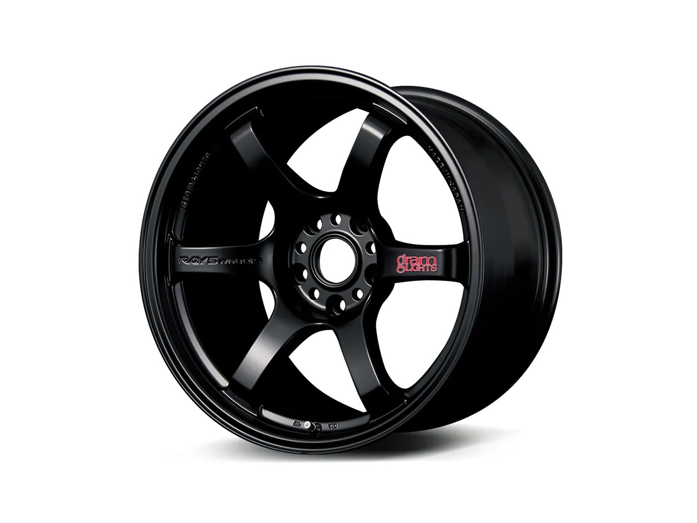 17" RAYS Gram Lights 57DR 9J +22 5x114.3 - Semigloss Black