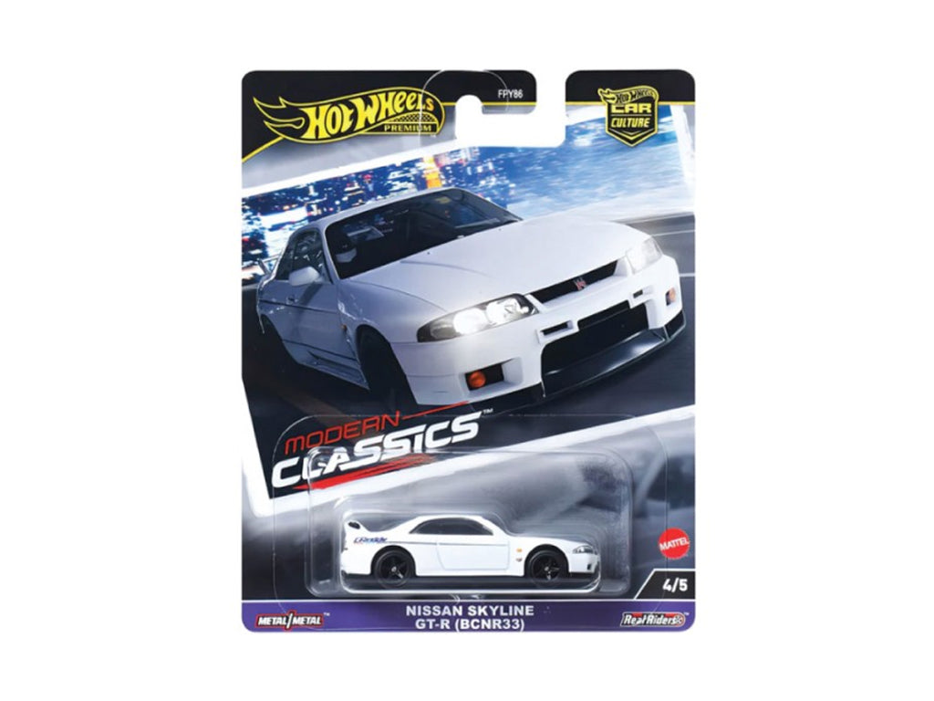 Hot Wheels Premium 1/64 Nissan Skyline GT-R (BCNR33) - Modern Classics
