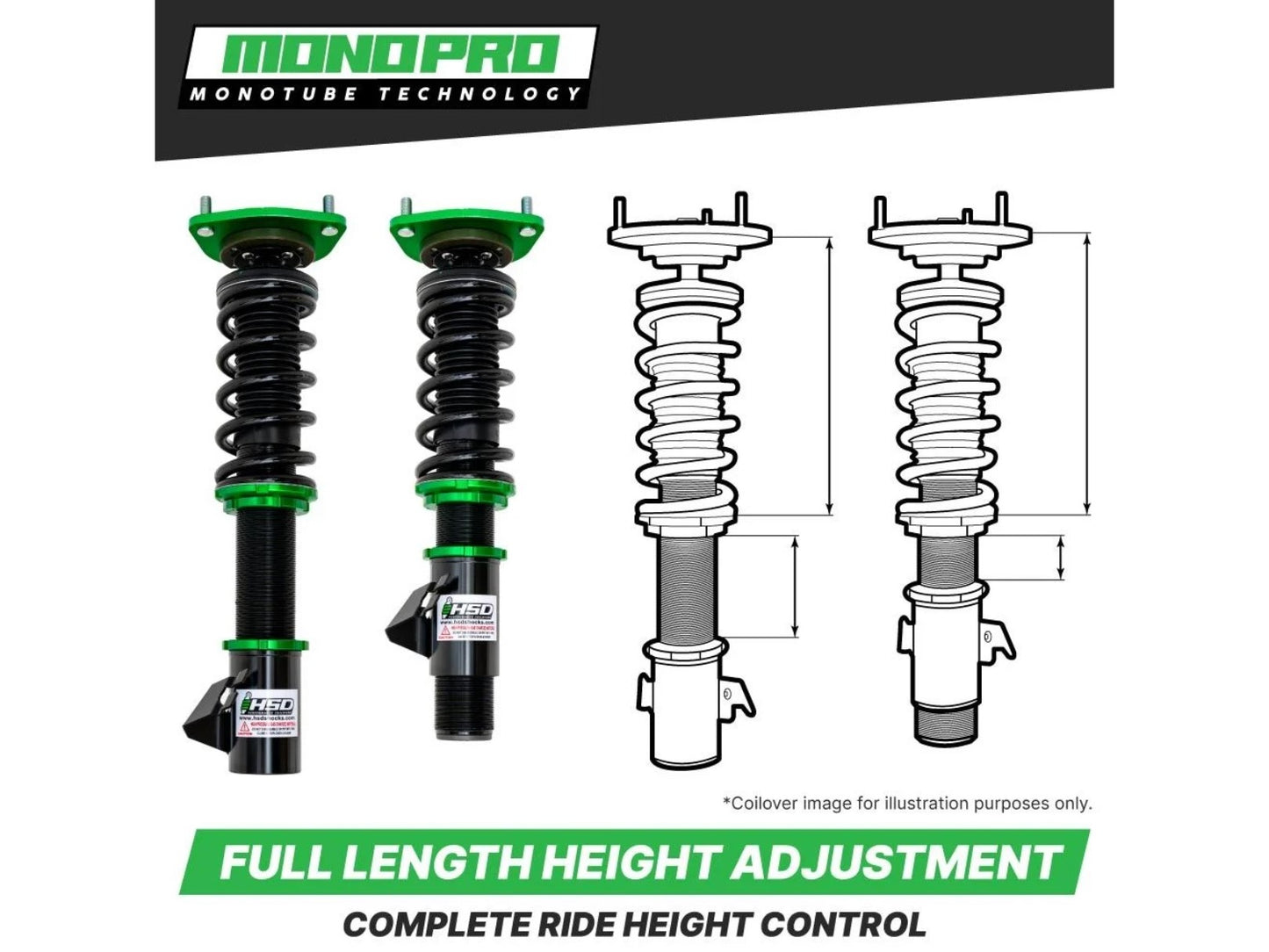 HSD MonoPro Coilovers - Lexus IS200