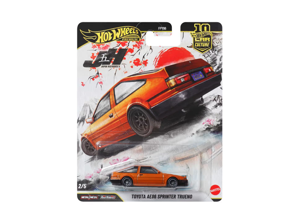 Hot Wheels Premium 1/64 Toyota AE86 Sprinter Trueno - Japanese Historics 5