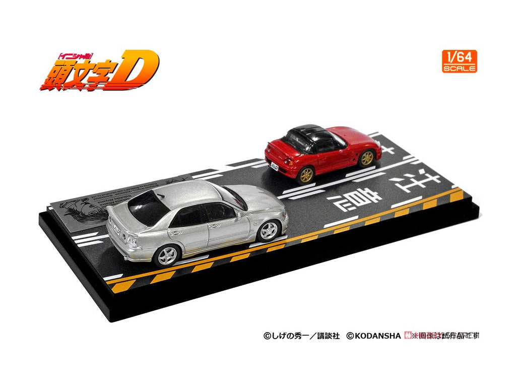 PRE-ORDER Modeler's 1/64 Initial D Set Vol. 14 Sakamoto Cappuccino & Nobuhiko Akiyama Altezza