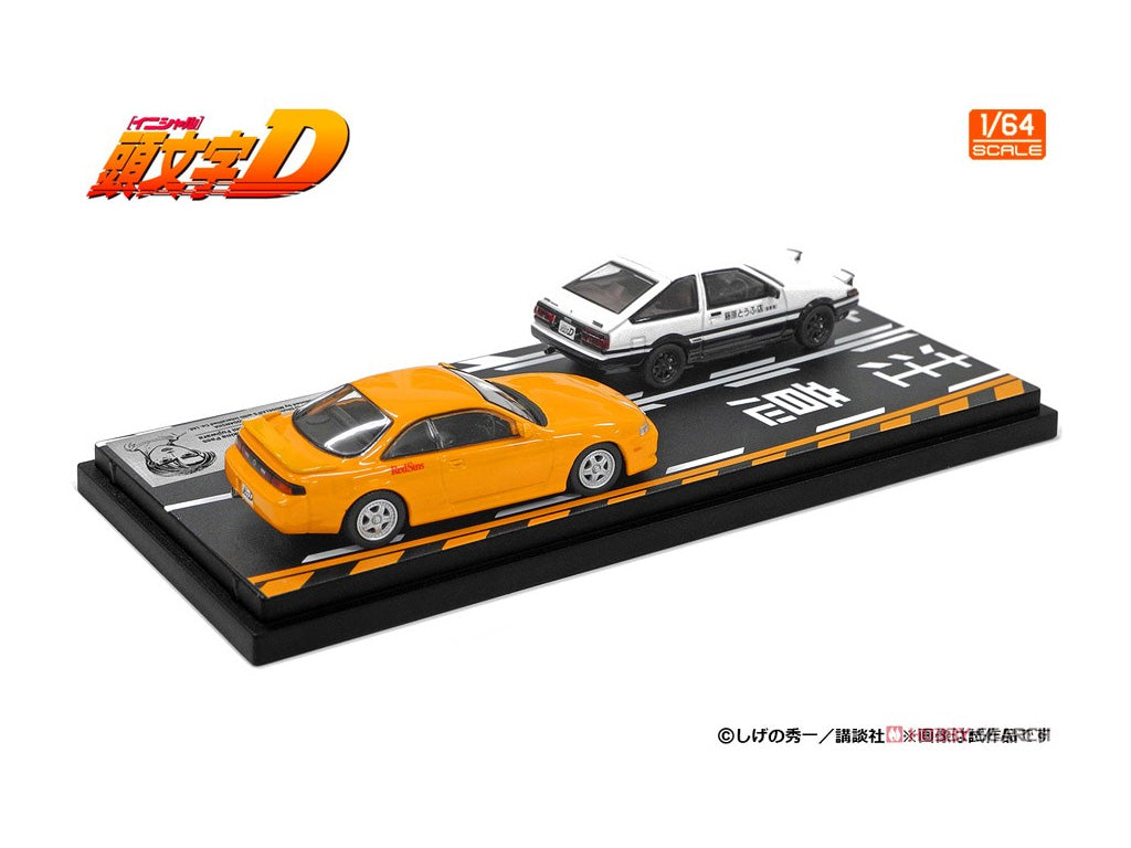 PRE-ORDER Modeler's 1/64 Initial D Set Vol. 19 Kenta Nakamura Silvia (S14) & Takumi Fujiwara Trueno (AE86)