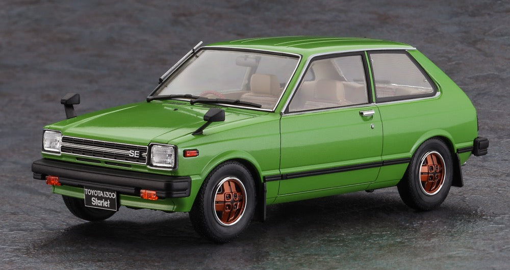Hasegawa 1/24 Toyota Starlet KP61 SE (3 door) Middle Version (1980)