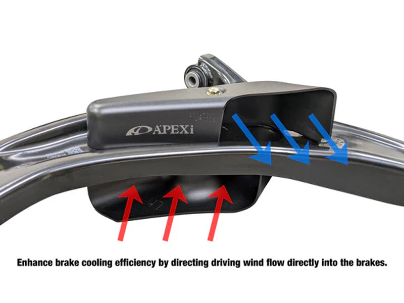 A'PEXi N1 Brake Air Shroud - Toyota 86 (ZN6/ZN8) / Subaru BRZ (ZC6/ZD8)