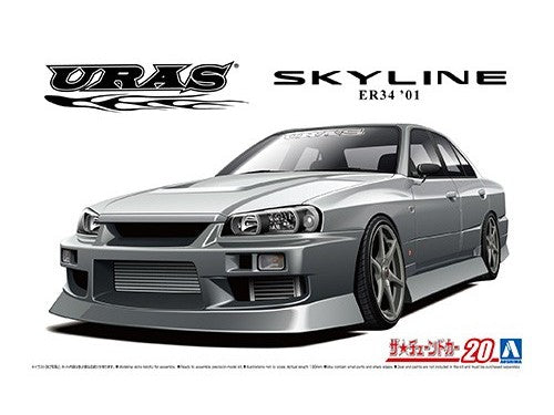 Aoshima - 1/24 Nissan URAS ER34 Skyline '01