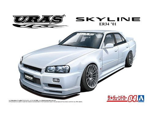 Aoshima - 1/24 Nissan URAS ER34 Skyline Type R '01