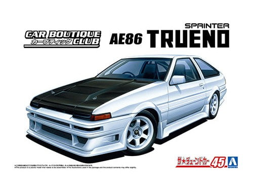 Aoshima - 1/24 CAR BOUTIQUE CLUB AE86 Trueno '85