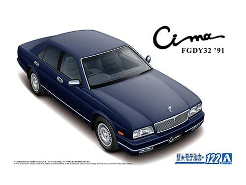 Aoshima - 1/24 Nissan Y32 Cima Type III Limited L AV '91