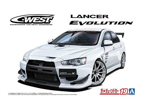 Aoshima - 1/24 C-WEST CZ4A Lancer Evolution X '07