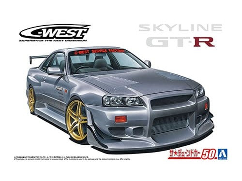 Aoshima - 1/24 C-WEST BNR34 Skyline GTR