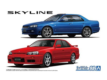Aoshima - 1/24 Nissan ER34 Skyline 25GT-X Turbo '98 / 25GT Turbo '01