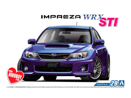 Aoshima - 1/24 Subaru GRB Impreza WRX STI '10