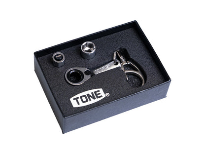 HKS x TONE 10mm Ratchet Keychain Set