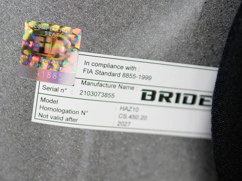 Bride Zeta IV - HKS 50th Anniversary Bucket Seat