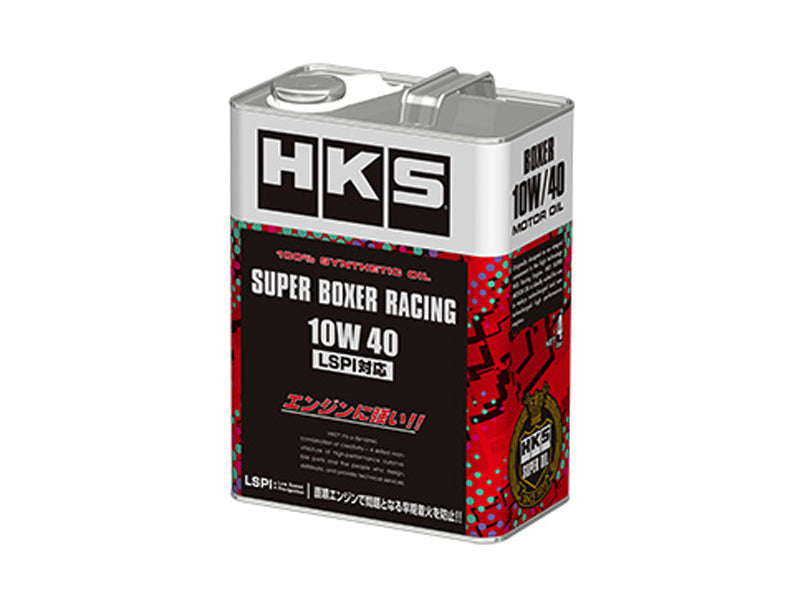 HKS Super Boxer Racing 10W-40 Engine Oil - 4.0L