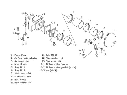 HKS Super Power Flow Intake - Mazda MX-5 NA (B6-ZE)