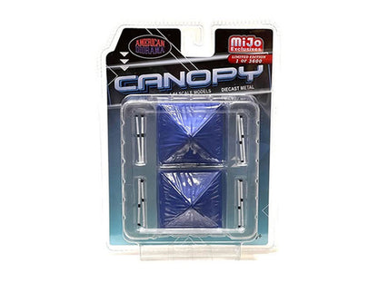 American Diorama 1/64 Canopy Accessory Set - Blue