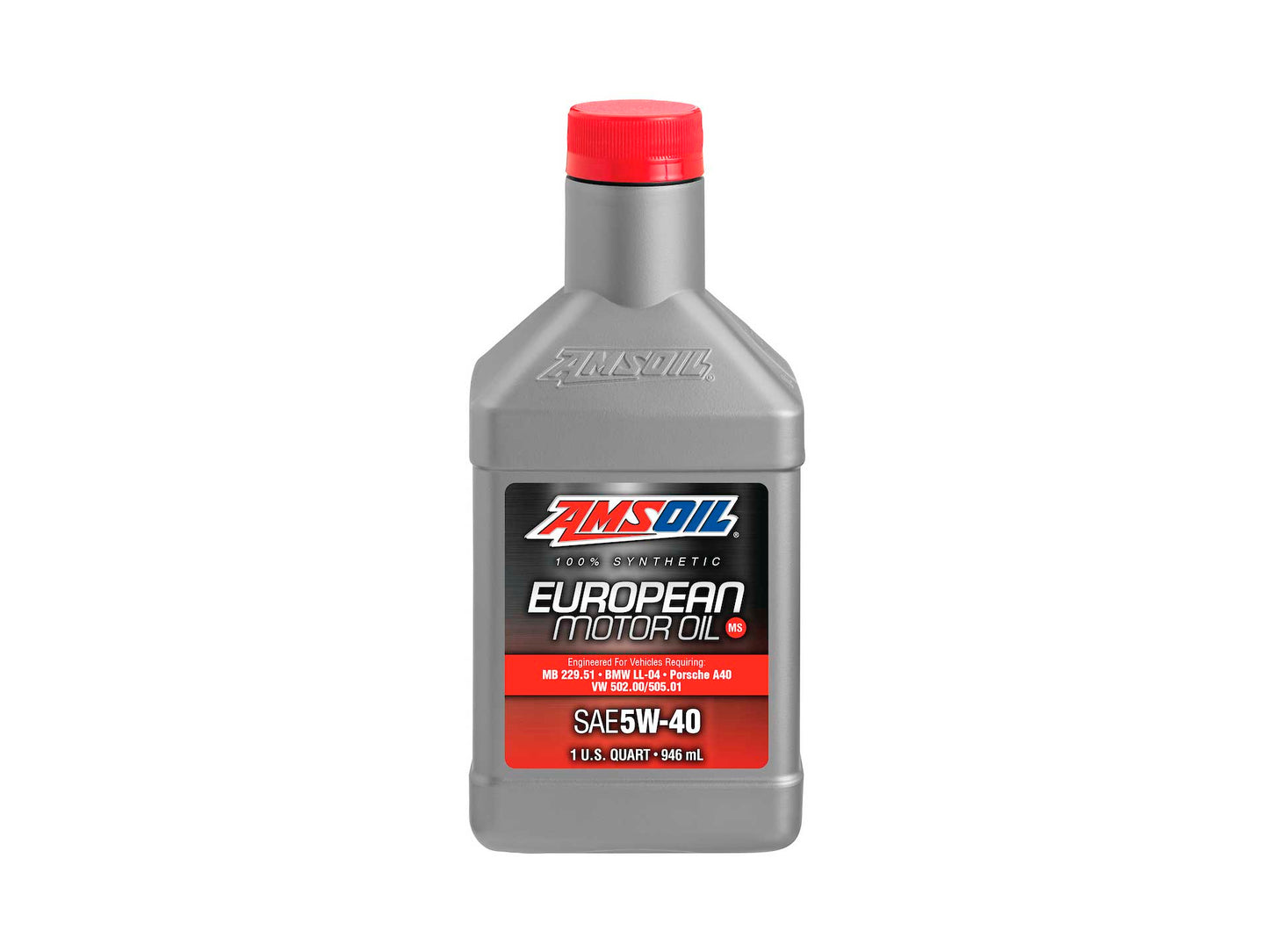AMSOIL 5W40 MS 100% Synthetic European Engine Oil - 0.946L