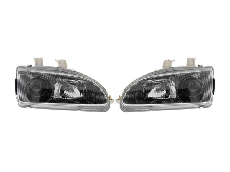 Denji Gen 1 Headlights - Honda Civic (92-95) Black Housing / Clear Lenses