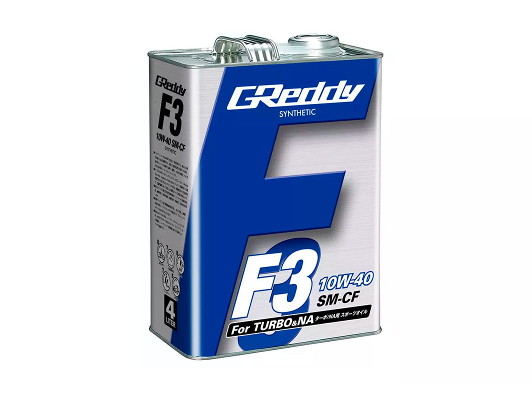 GReddy F3 10W40 SM-CF Engine Oil - 4.0L