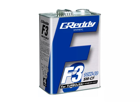 GReddy F3 10W40 SM-CF Engine Oil - 4.0L