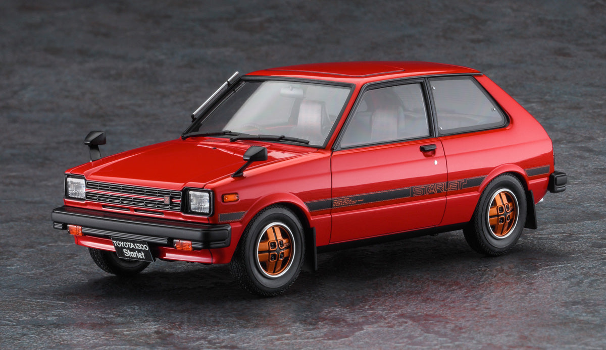 Hasegawa - 1/24 Toyota Starlet KP61 S (3 door) Middle Version (1980)