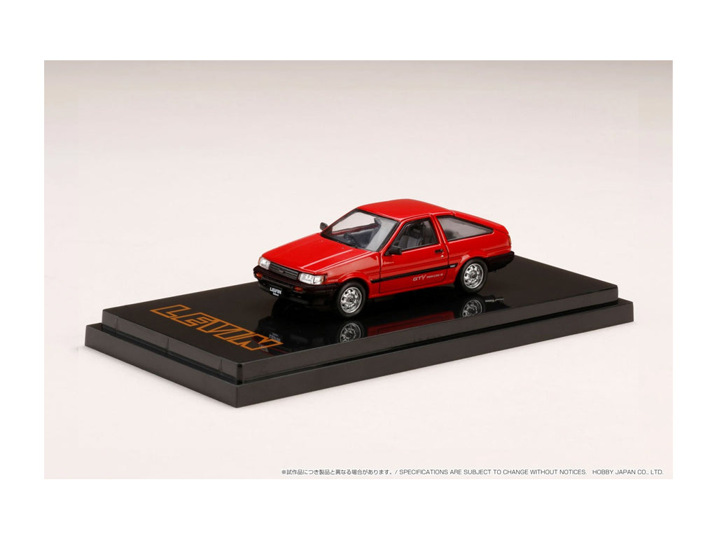 Hobby Japan 1/64 Toyota Corolla Levin AE86 GT-V 3 Door 1983 - Red