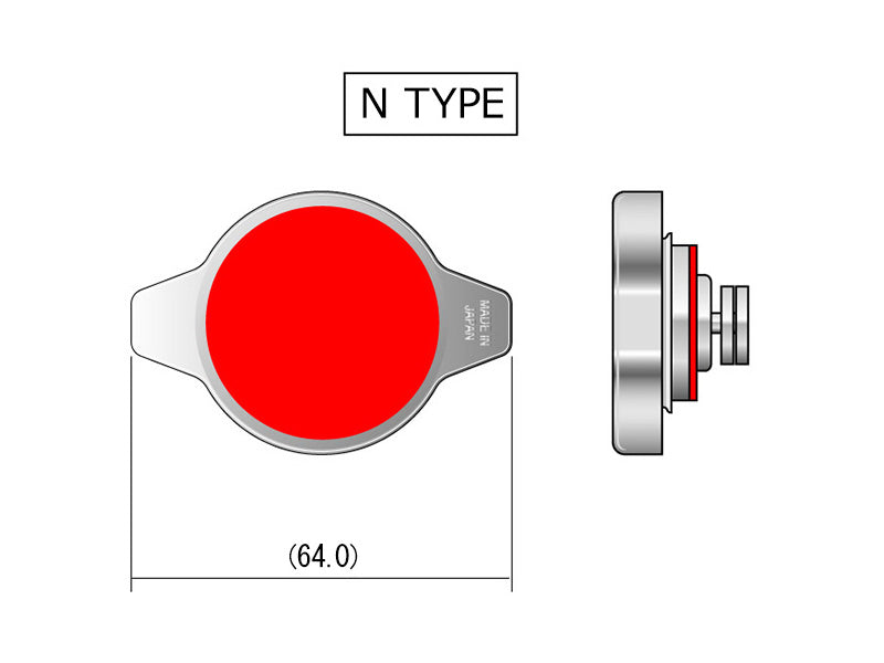 Hks Labelled Radiator HKS Radiator Cap N-Type - 0.9KG – Techno Speed
