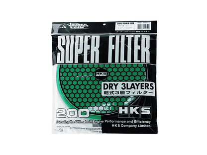 HKS Super Power Flow Replacement - Green (200mm)