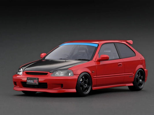 Ignition Model - 1/18 Honda CIVIC (EK9) Type R Red