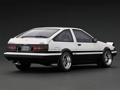 Ignition Model - 1/18 Toyota Sprinter Trueno 3Dr GT Apex (AE86) White/Black