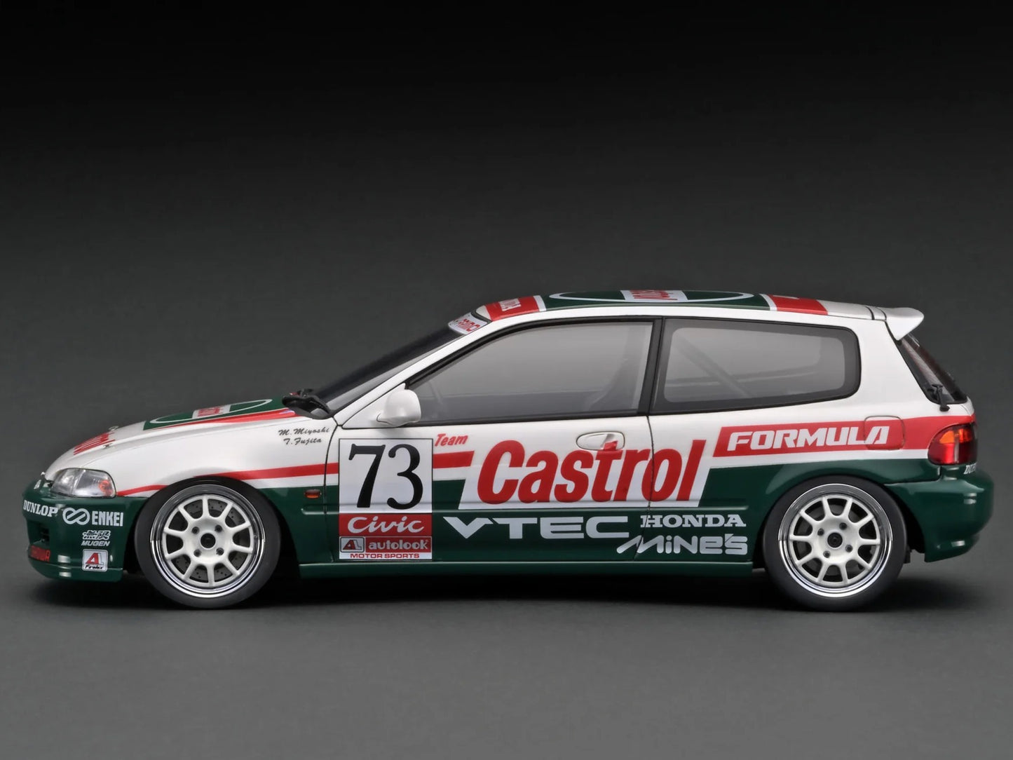 Ignition Model - 1/18 Castrol CIVIC (#73) 1994 N1