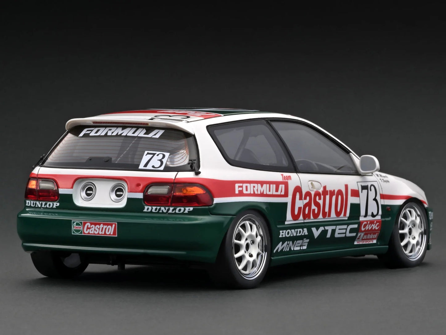 Ignition Model - 1/18 Castrol CIVIC (#73) 1994 N1