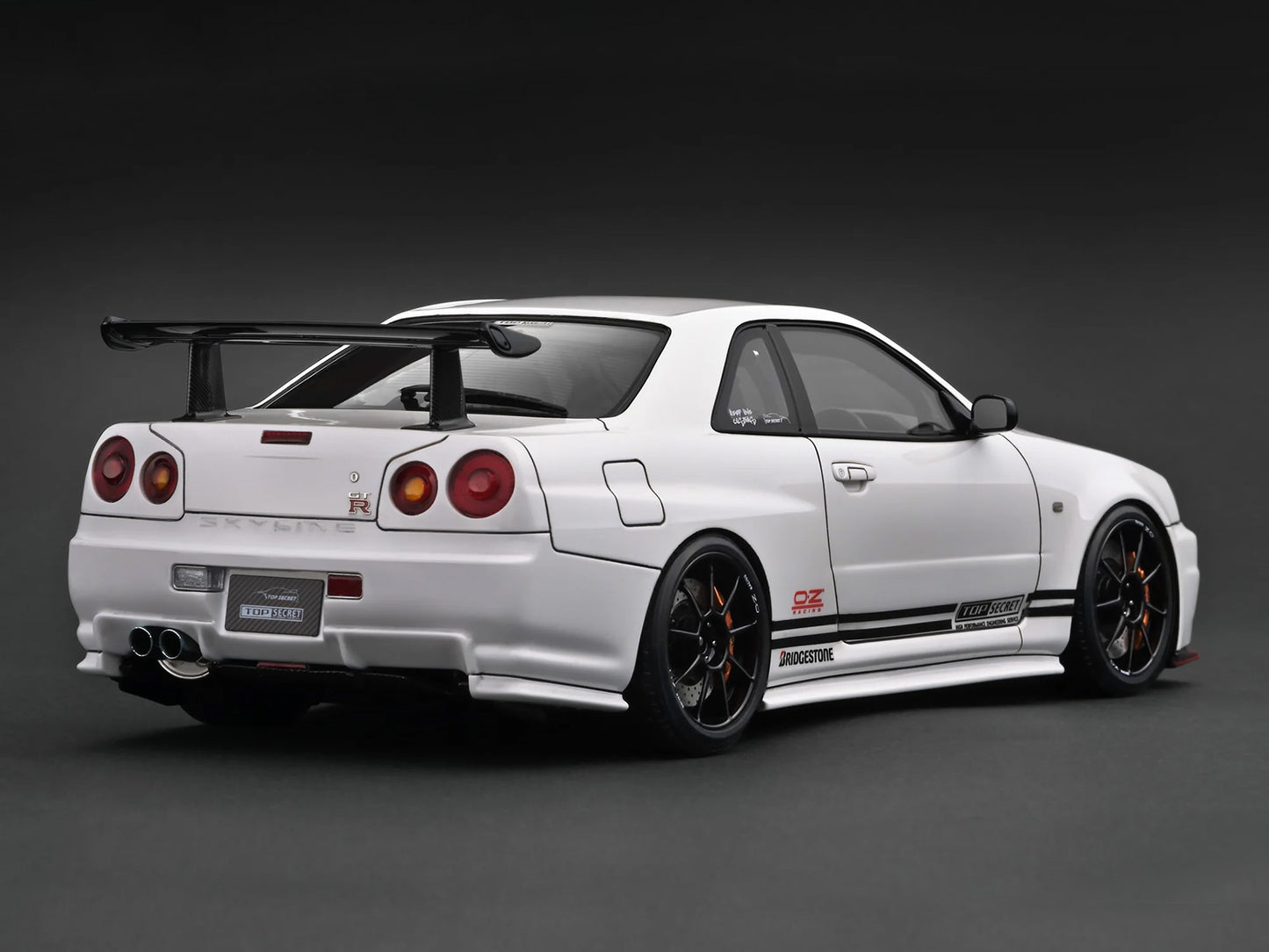 Ignition Model - 1/18 TOP SECRET 34GT-R (BNR34) White