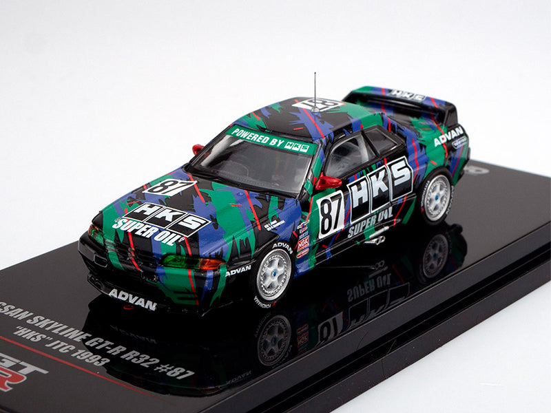 Inno64 - 1/64 Nissan Skyline GT-R R32 #87 HKS JTC 1993