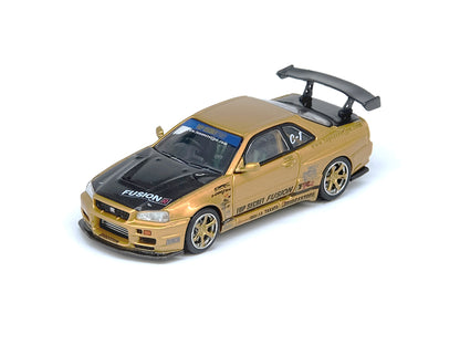 Inno64 1/64 TOP SECRET (R34) GT-R - Gold