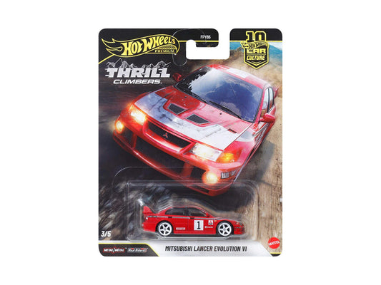 Hot Wheels Premium 1/64 Mitsubishi Lancer Evolution VI - Thrill Climbers