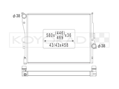 Koyorad Aluminium Radiator - BMW E46 (non M)
