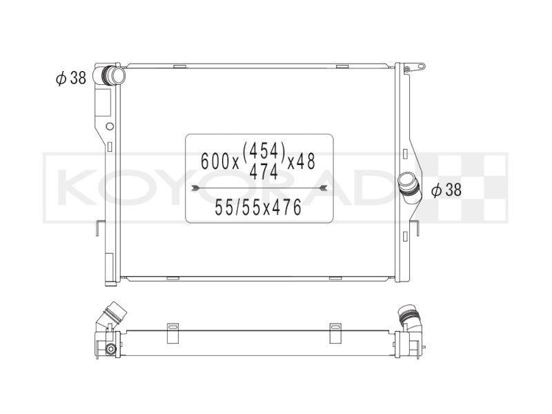 Koyorad Aluminium Radiator - BMW E9X (inc. M)