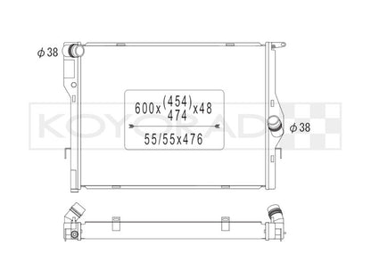 Koyorad Aluminium Radiator - BMW E9X (inc. M)