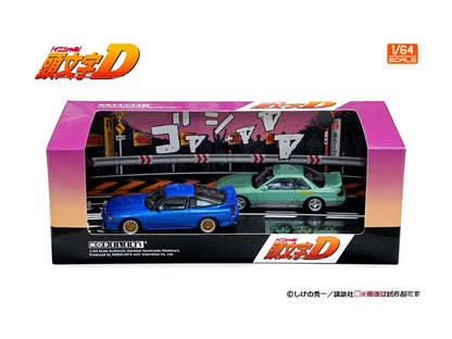 PRE-ORDER Modeler's 1/64 Initial D Set Vol. 20 Mako/Sayuki Sileighty & Koichiro Iketani Sylvia (S13)