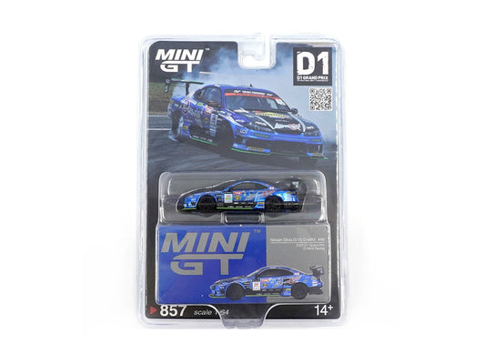 MiniGT 1/64 Nissan Silvia (S15) D-MAX #46 D-MAX Racing 2023 D1 Grand Prix - Blister Packaging