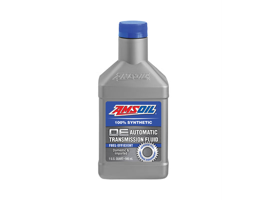 AMSOIL OE Fuel-Efficient 100% Synthetic Automatic Transmission Fluid - 0.945L