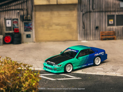 Tarmac Works 1/64 VERTEX Nissan Silvia (S13) - FALKEN