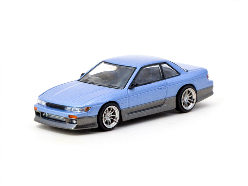 Tarmac Works 1/64 VERTEX Nissan Silvia S13 - Blue/Grey