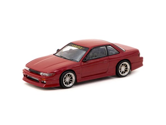 Tarmac Works 1/64 VERTEX Nissan Silvia S13 - Red