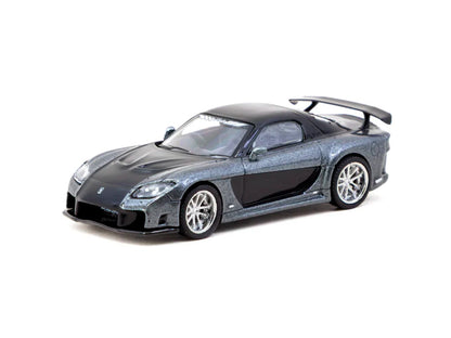 Tarmac Works 1/64 Mazda RX-7 Veilside Fortune7 - Silver Mettalic