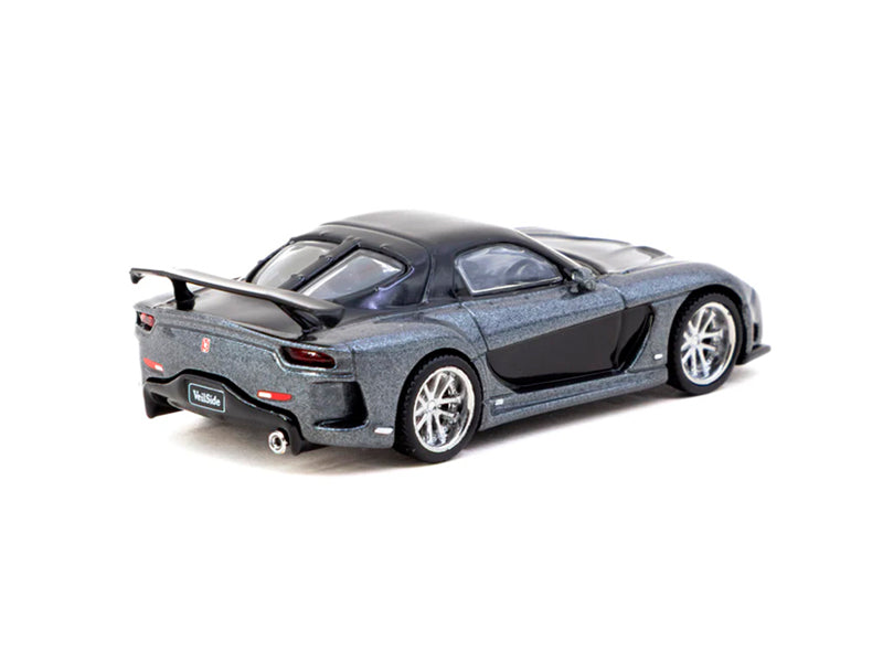 Tarmac Works 1/64 Mazda RX-7 Veilside Fortune7 - Silver Mettalic