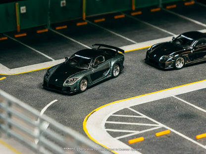 Tarmac Works 1/64 Mazda RX-7 Veilside Fortune7 - Silver Mettalic
