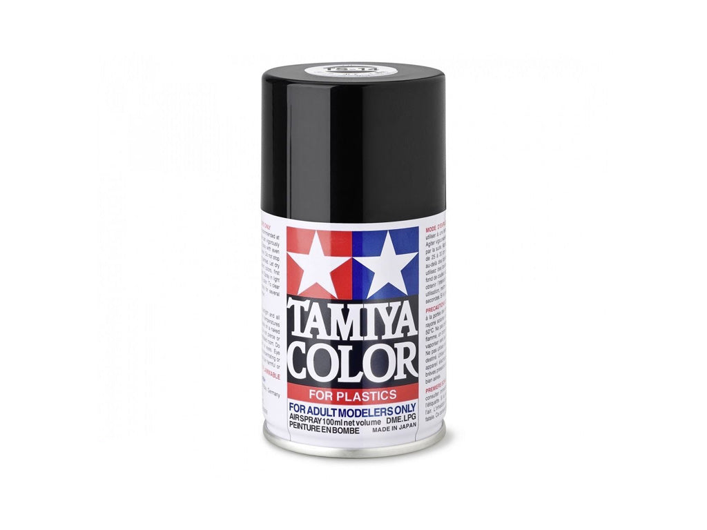 Tamiya TS-14 Black Spray Paint - 100ml